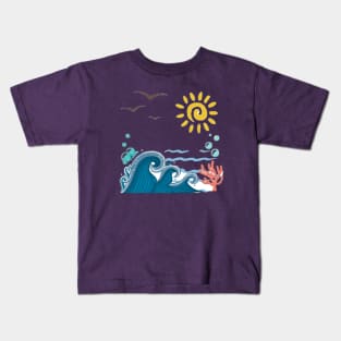 Summer and Sea Kids T-Shirt